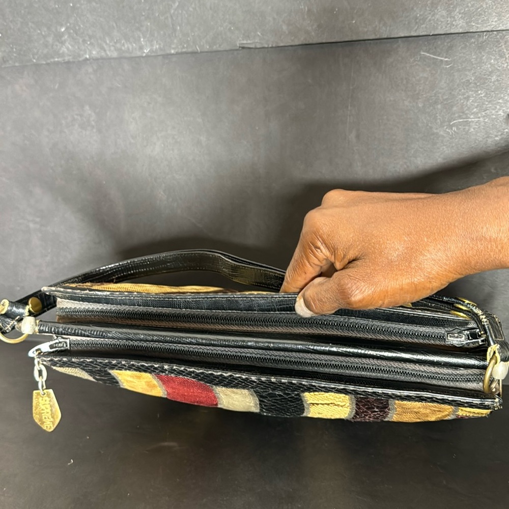 Supreme Vintage Python Snake Patchwork Bag - image 9